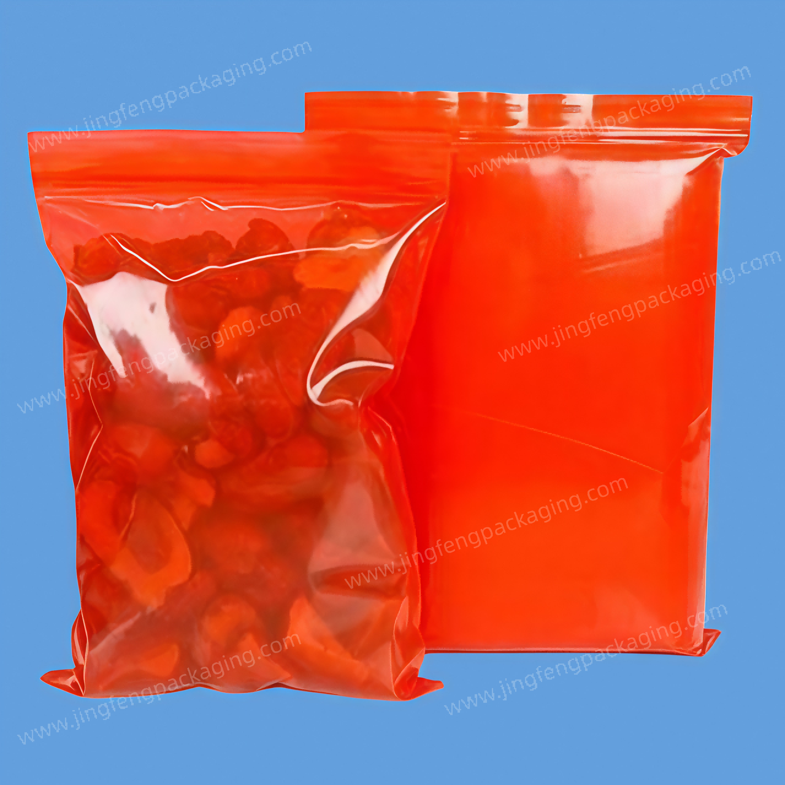 Translucent Color film ziplock Bags