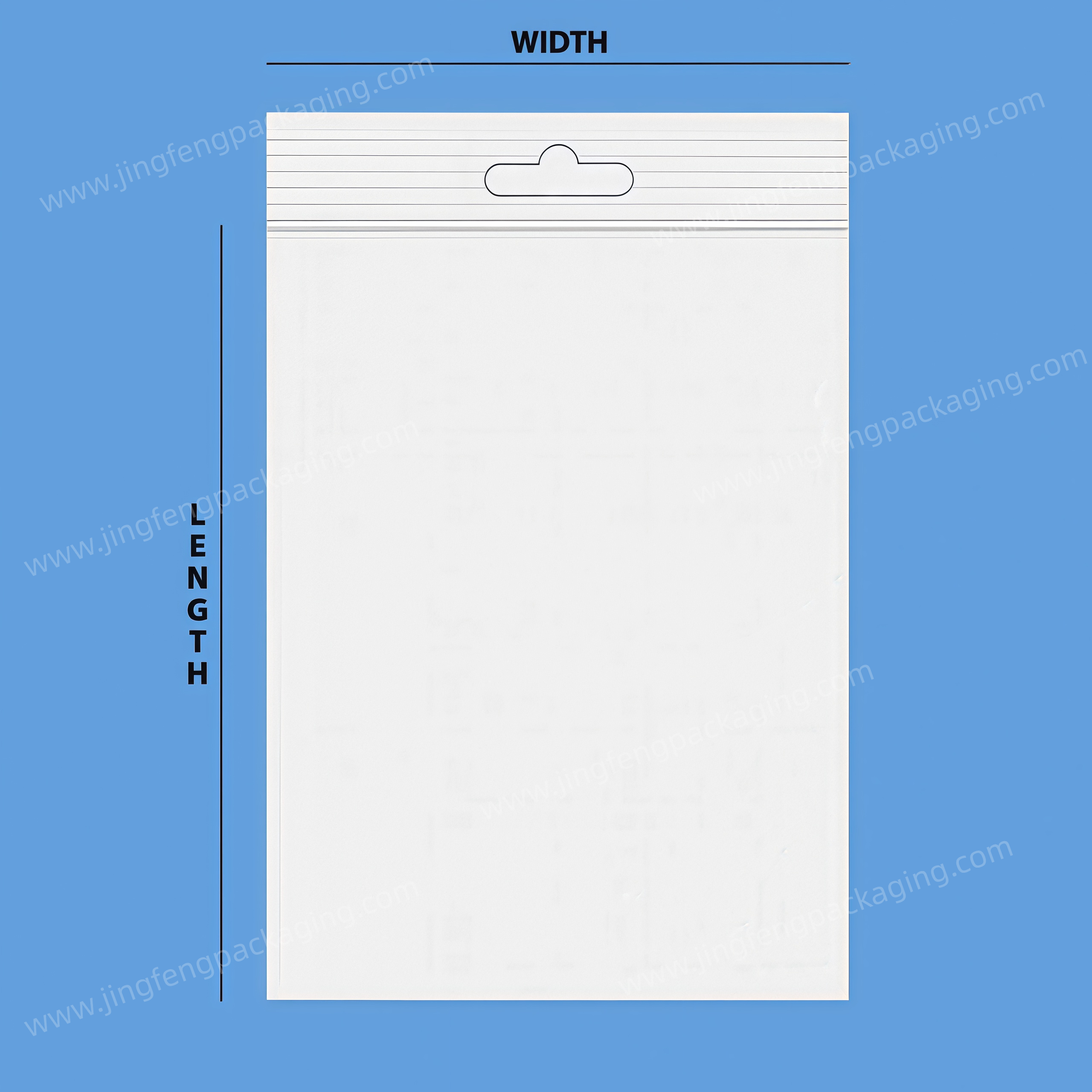 Ziplock Bag with Europe hole