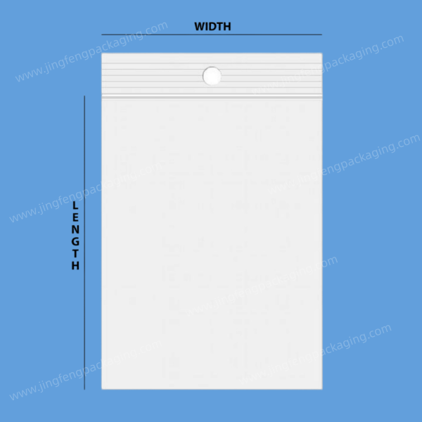 Ziplock Bag with hang hole