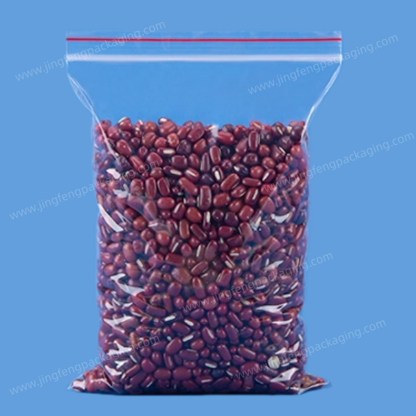 Ziplock Bag with red line