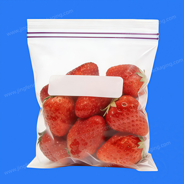 Double Zipper Bag with Color zipper