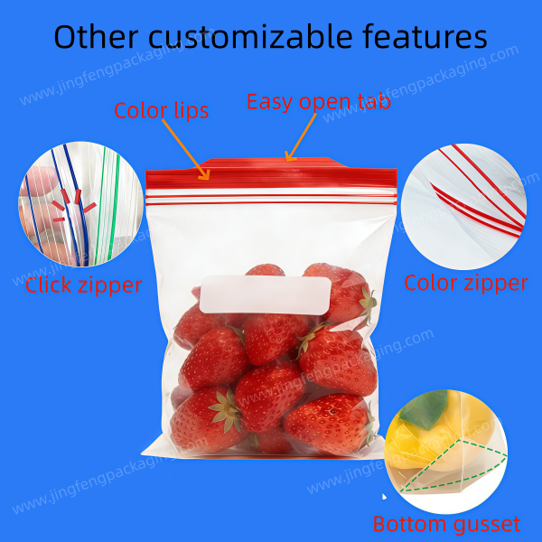 Stand-Up Double Zipper Bag