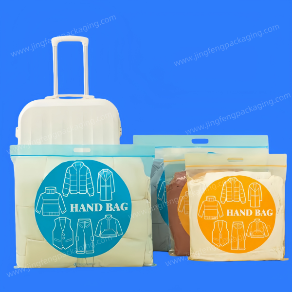 Extra large size Double Zipper Bag